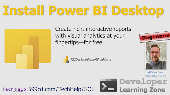 Install Power BI Desktop