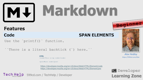 Markdown Code