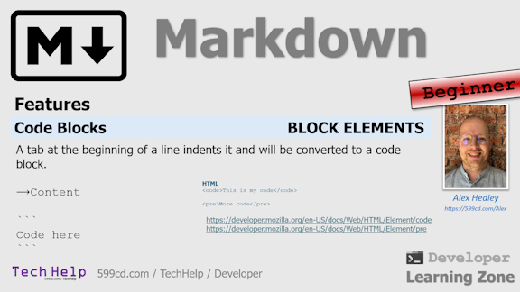 Markdown Code Blocks
