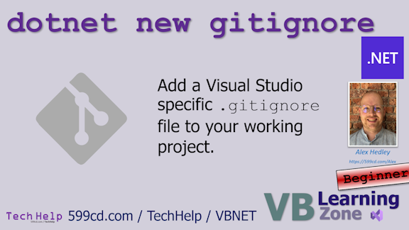 dotnet new gitignore