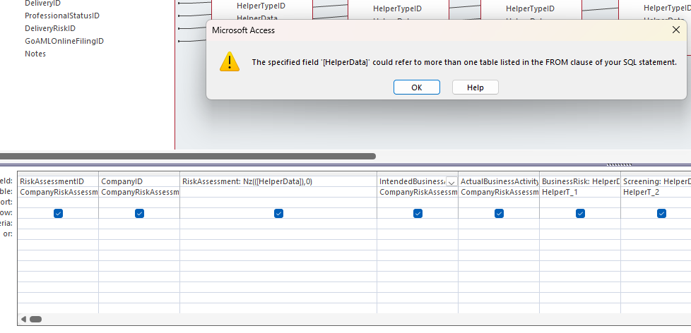 NZ Function with Helper Tables - Microsoft Access Forum - Computer ...