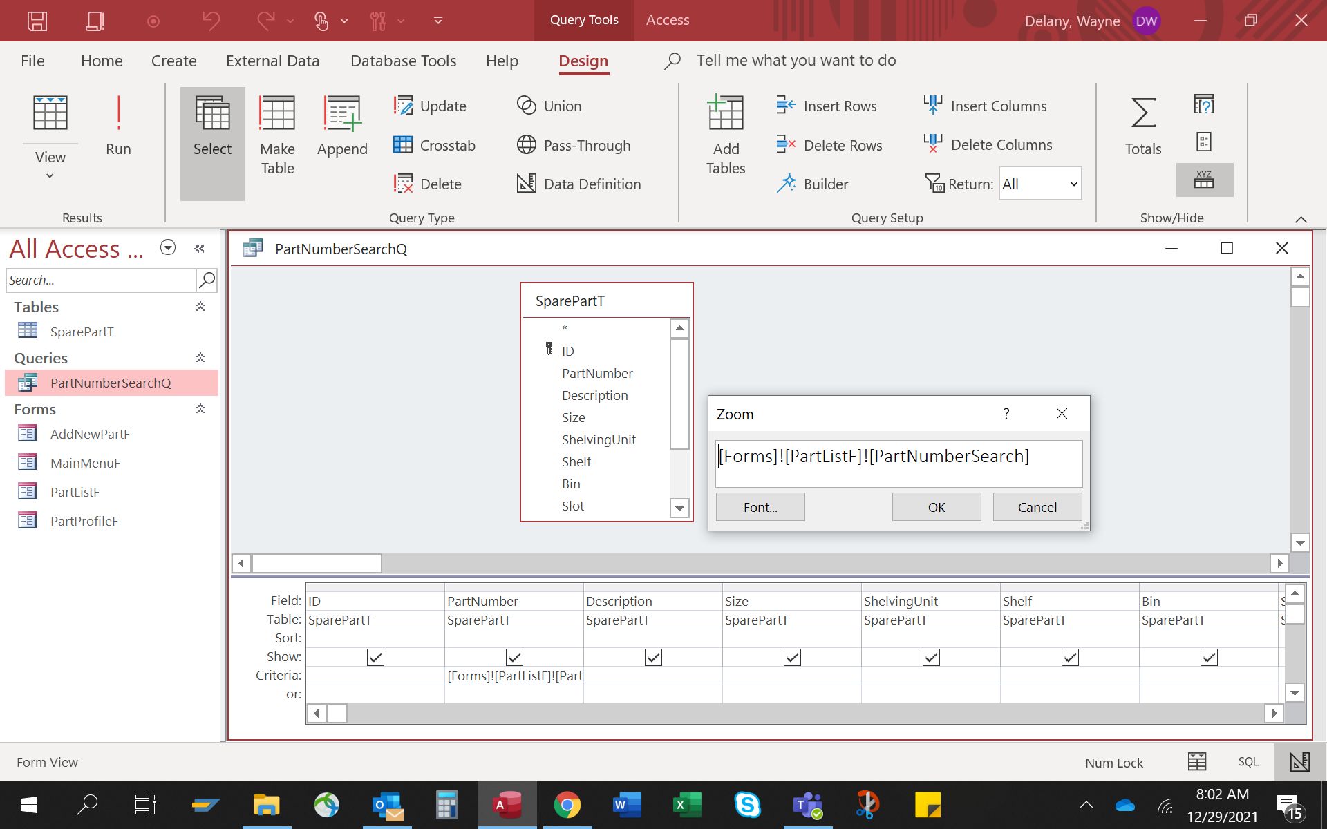 Search Form 2.0 in Microsoft Access