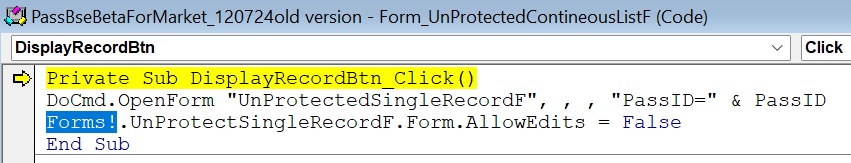 Issues with VBA Coding - Access Developer Forum - Computer Learning Zone
