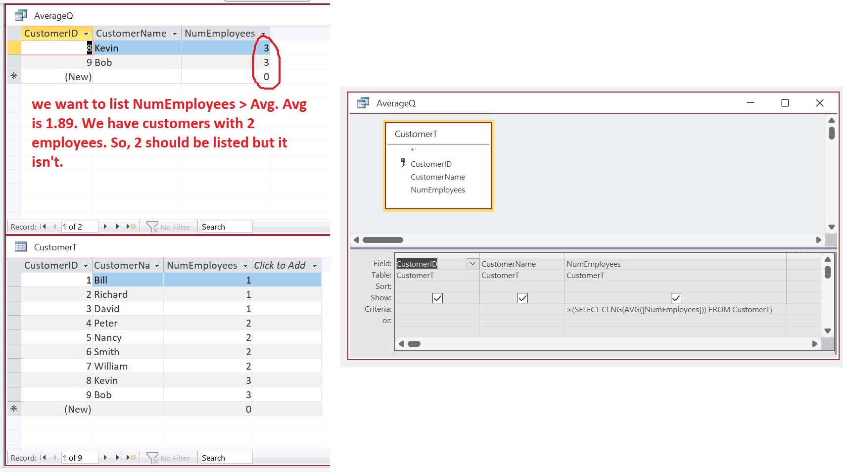 CLNGAVG Potential Problems - Microsoft Access Expert 32 - Computer ...