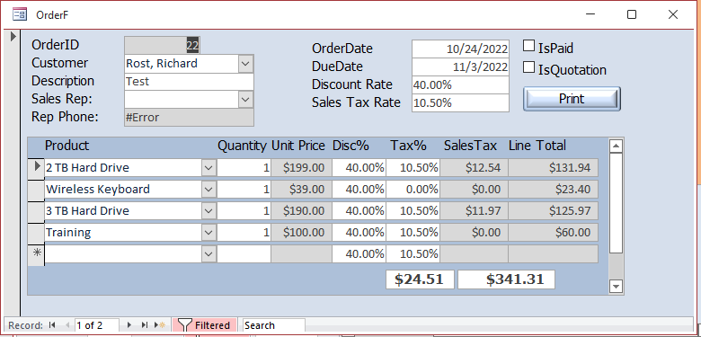 Phone Number DLookup - Microsoft Access Expert 10 - Computer Learning Zone