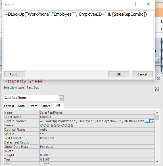 Phone Number DLookup - Microsoft Access Expert 10 - Computer Learning Zone